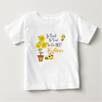 Le bébé gaffent le T-shirt d'abeille