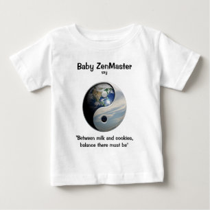 T-shirt Pour Bébé Le bébé ZenMaster disent… (Personnalisez-le !)