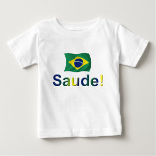 T-shirt Pour Bébé Le Brésil Saude !