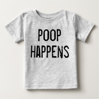 T-shirt Pour Bébé Le caca biologique se produit