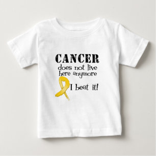 T-shirt Pour Bébé Le Cancer d'enfance ne vit ici plus