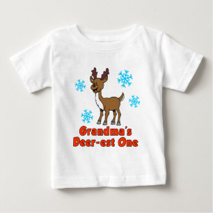 T-shirt Pour Bébé Le cerf-est de grand-mère