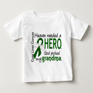 T-shirt Pour Bébé Le ciel de Cancer de foie a eu besoin d'une