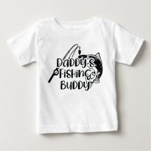 T-shirt Pour Bébé Le copain de pêche de papa
