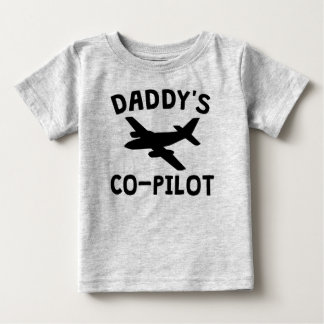T-shirt Pour Bébé Le copilote de papa