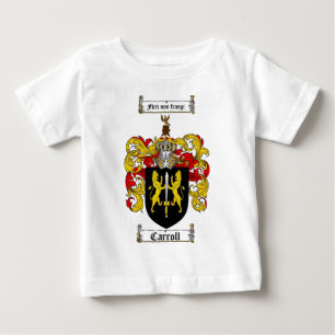 T-SHIRT POUR BÉBÉ LE CREST DE FAMILLE DE CARROLL - MANTEAU DE
