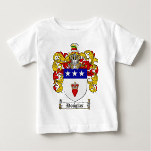 T-SHIRT POUR BÉBÉ LE CREST DE FAMILLE DE DOUGLAS - MANTEAU DE