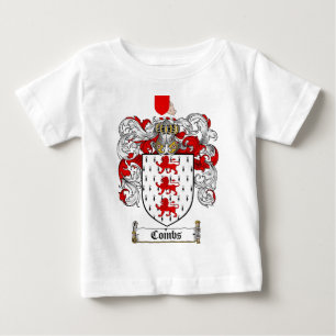 T-SHIRT POUR BÉBÉ LE CREST DE FAMILLE DE PEIGNES - MANTEAU DE