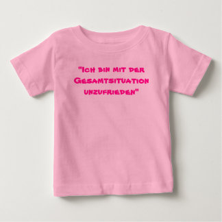 T-shirt Pour Bébé "Le der Gesamtsituation de MIT de poubelle d'Ich