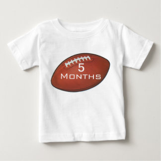 T-shirt Pour Bébé Le football d'Amer chemise de bébé de 5 mois pour