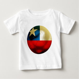 T-shirt Pour Bébé Le football du Chili