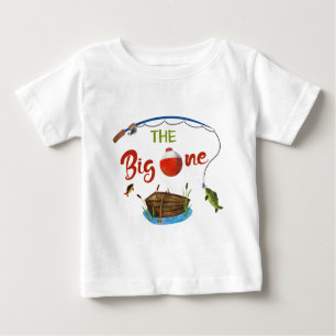 T-shirt Pour Bébé Le grand T-shirt de bébé ONE Petit pêcheur