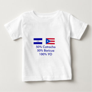 T-shirt Pour Bébé Le Honduras Porto Rico - customisé