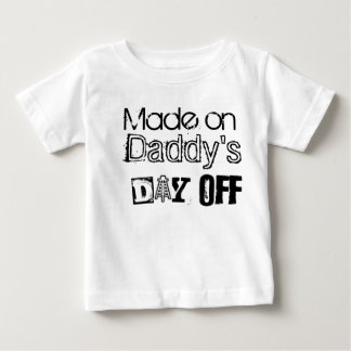 T-shirt Pour Bébé Le jour de congé du papa
