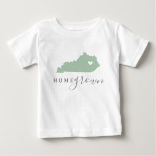 T-shirt Pour Bébé Le Kentucky Home Cultive Carte d'état des couleu