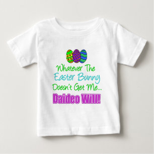 T-shirt Pour Bébé Le lapin de Pâques ne fait pas Daideo Will