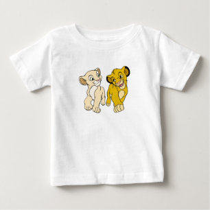 T-shirt Pour Bébé Le Lion King's Simba & Nala souriant Disney