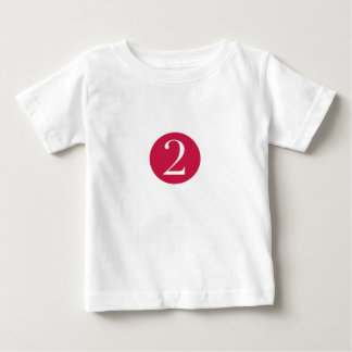 T-shirt Pour Bébé Le numéro deux