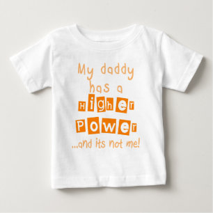 T-shirt Pour Bébé Le papa a une chemise infantile de la puissance