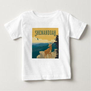 T-shirt Pour Bébé Le Parc national de Shenandoah Cerf