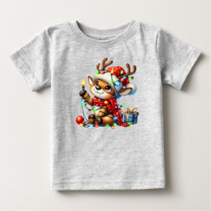 T-shirt Pour Bébé Le Père Noël Arrive