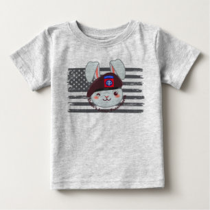 T-shirt Pour Bébé "Le petit 82e parachutiste aéroporté de Daddy"