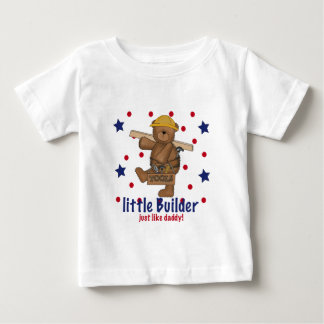 T-shirt Pour Bébé Le petit constructeur aiment le papa