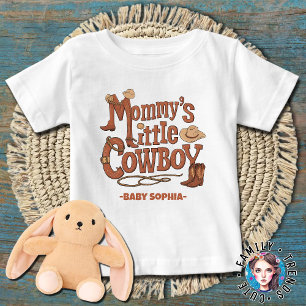 T-shirt Pour Bébé Le Petit Cowboy de Maman