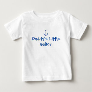 T-shirt Pour Bébé "Le petit marin de papa"