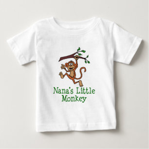 T-shirt Pour Bébé Le petit singe de Nana
