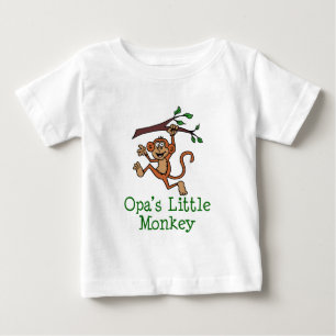 T-shirt Pour Bébé Le petit singe d'Opa
