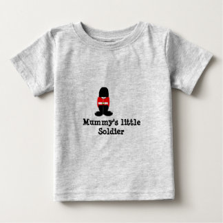 T-shirt Pour Bébé , le petit soldat de maman