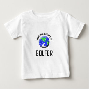 T-shirt Pour Bébé Le plus grand golfeur du monde