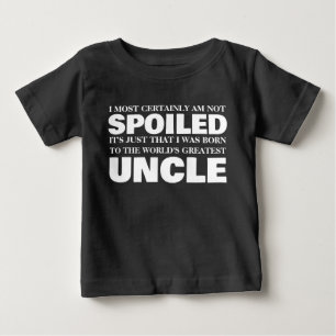 T-shirt Pour Bébé le plus grand oncle du monde