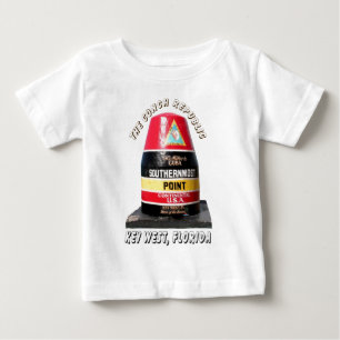 T-shirt Pour Bébé Le point le plus le plus au sud