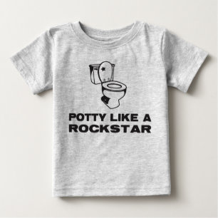 T-shirt Pour Bébé Le pot aiment une chemise de Rockstar