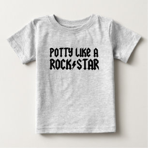 T-shirt Pour Bébé Le pot aiment une vedette du rock