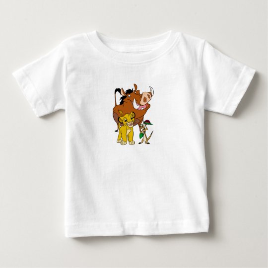 T Shirt Pour Bebe Le Roi Lion Timon Simba Pumba Avec La Coccinelle D Zazzle Ca