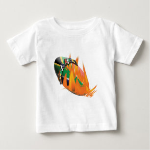 T-shirt Pour Bébé Le rugby sud-africain évente des chemises de béb