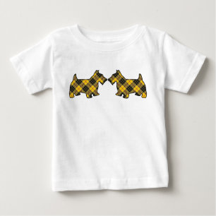 T-shirt Pour Bébé Le Scottie de MacLeod de clan poursuit le tartan