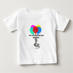 T-shirt Pour Bébé Le serpent volant