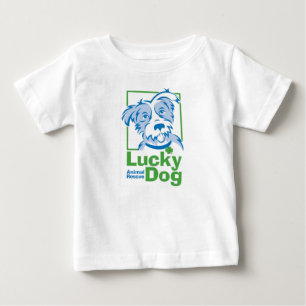 T-shirt Pour Bébé Le T-shirt du bébé chanceux de chien