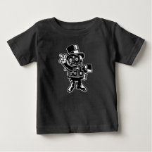 Le T-shirt du bébé classique de cameraman