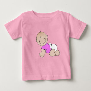 T-shirt Pour Bébé Le thé du bébé Crawling