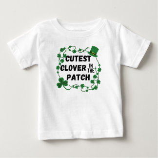 T-shirt Pour Bébé Le trèfle coupé dans le Patch St. Patrick's Day