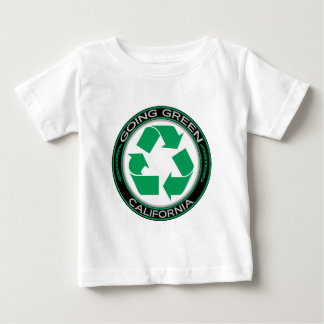 T-shirt Pour Bébé Le vert allant réutilisent la Californie