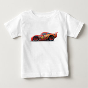 T-shirt Pour Bébé L'éclair des voitures Profil McQueen Disney