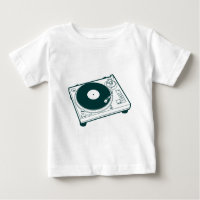 Lecteur de Disques Vintage Classique Graphique Rét
