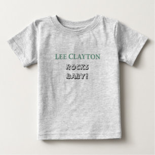 T-shirt Pour Bébé Lee Clayton bascule la chemise de bébé