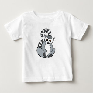 T-shirt Pour Bébé Lémur à caissons à caissons